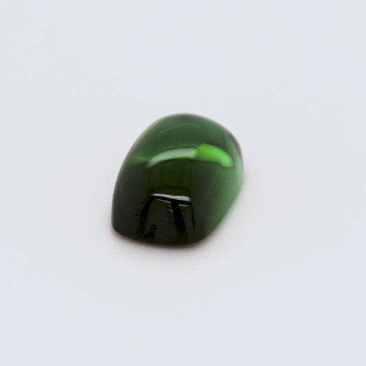 Elongated Cushion Cabochon Green Tourmaline, 2.47ct