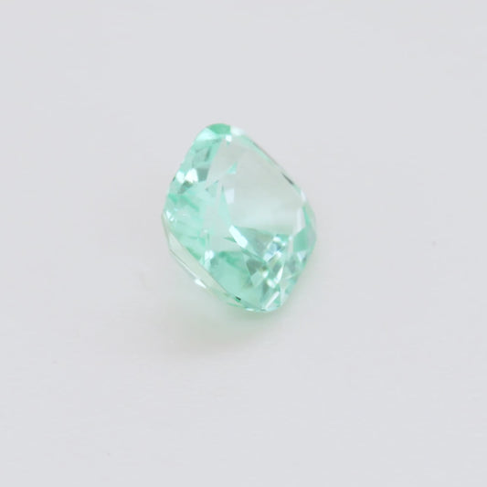 Cushion Faceted Mint Green Tourmaline, 0.94ct