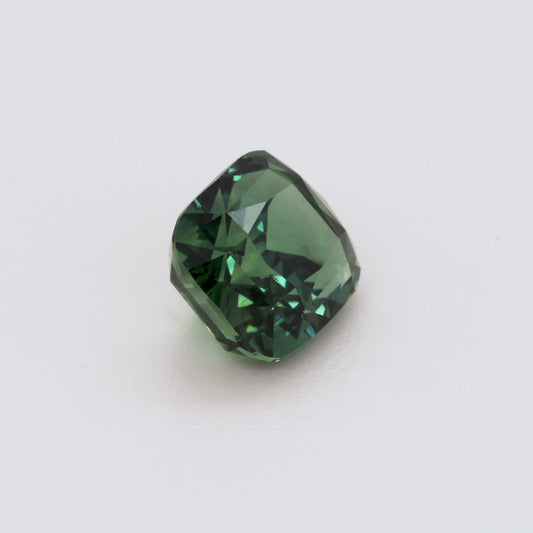 Elongated Cushion Cut Green Sapphire, 1.61ct