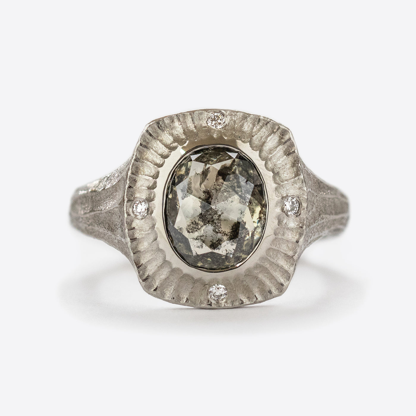 Rustic Diamond Ring