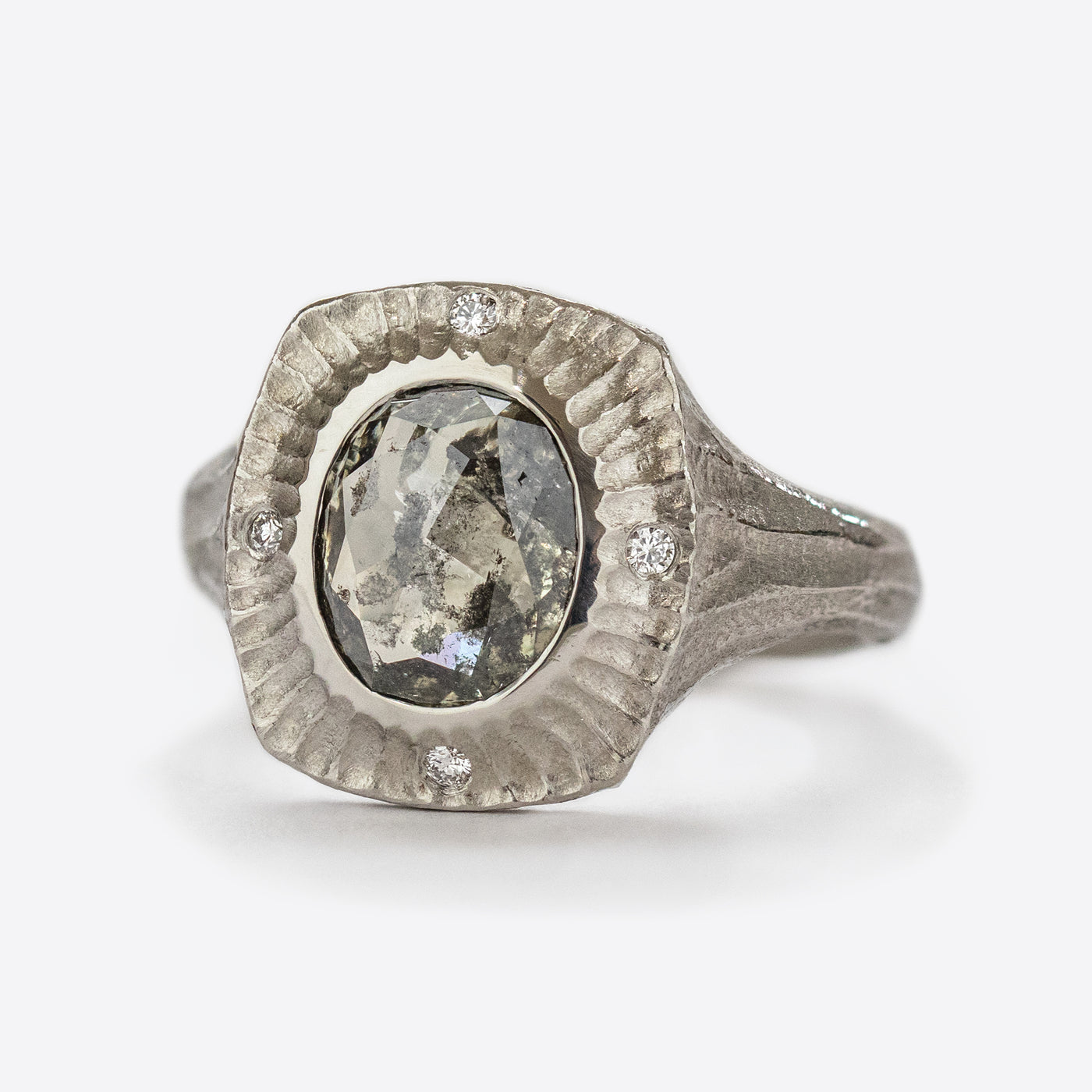 Rustic Diamond Ring