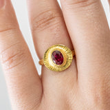 Ruby Ring in 22k Yellow Gold
