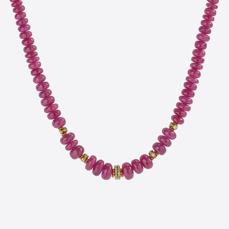 Burmese Ruby Necklace