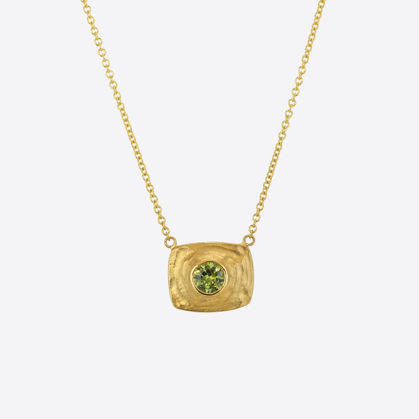 Green Sapphire Necklace