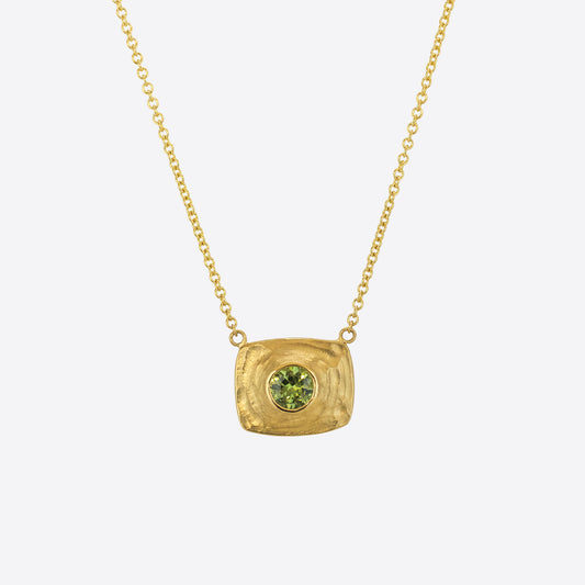 Green Sapphire Necklace