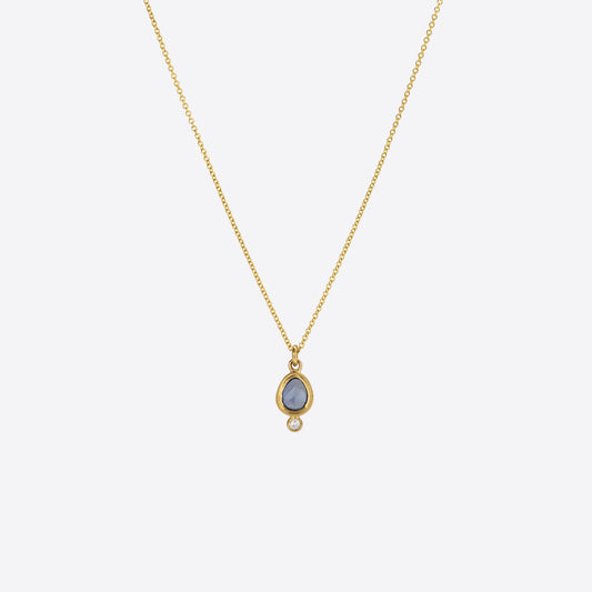 Blue Sapphire Necklace