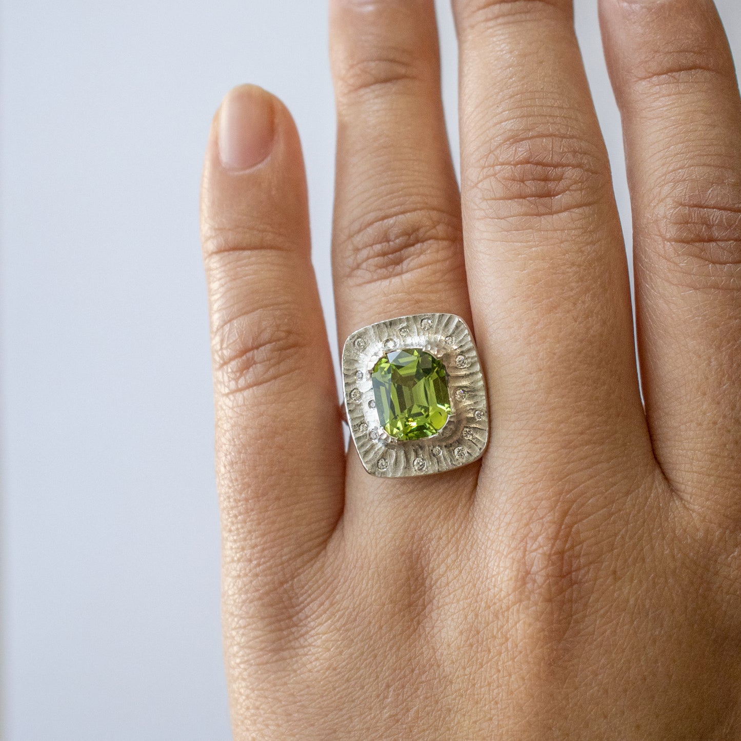 "Meadow Rain" Ring