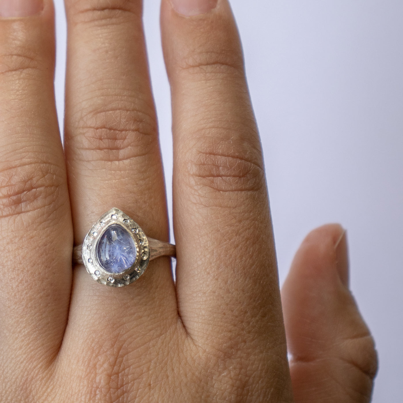 "Morning Frost" Ring