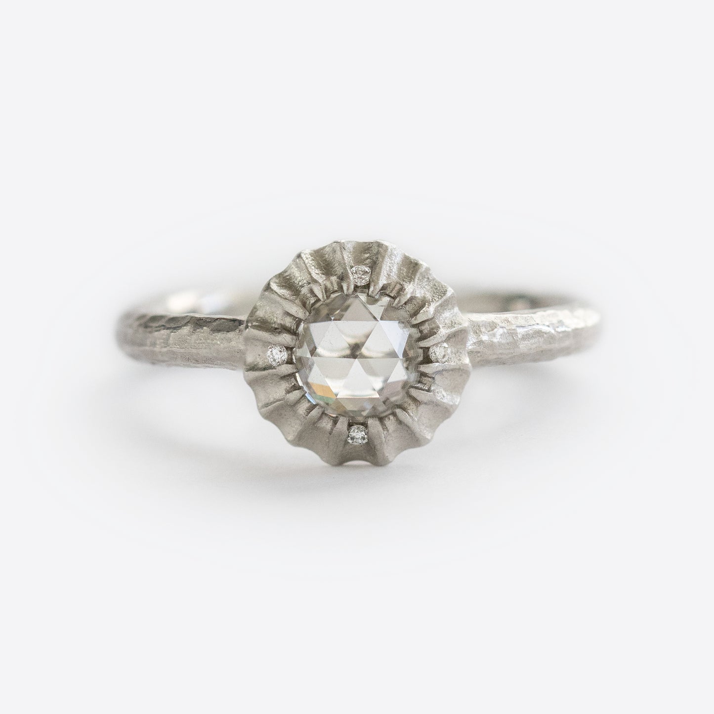 "Platinum Daisy" Ring