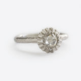 "Platinum Daisy" Ring