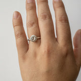 "Platinum Daisy" Ring