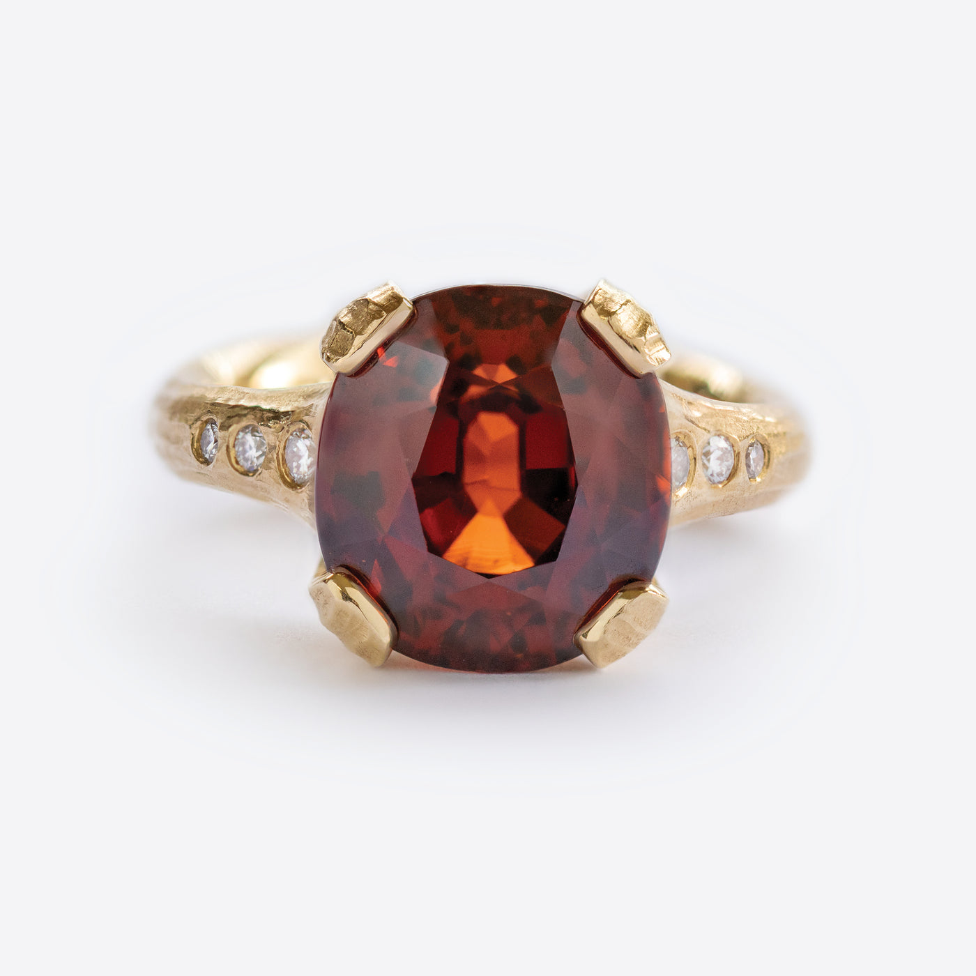 "Cardinal Flame" Ring