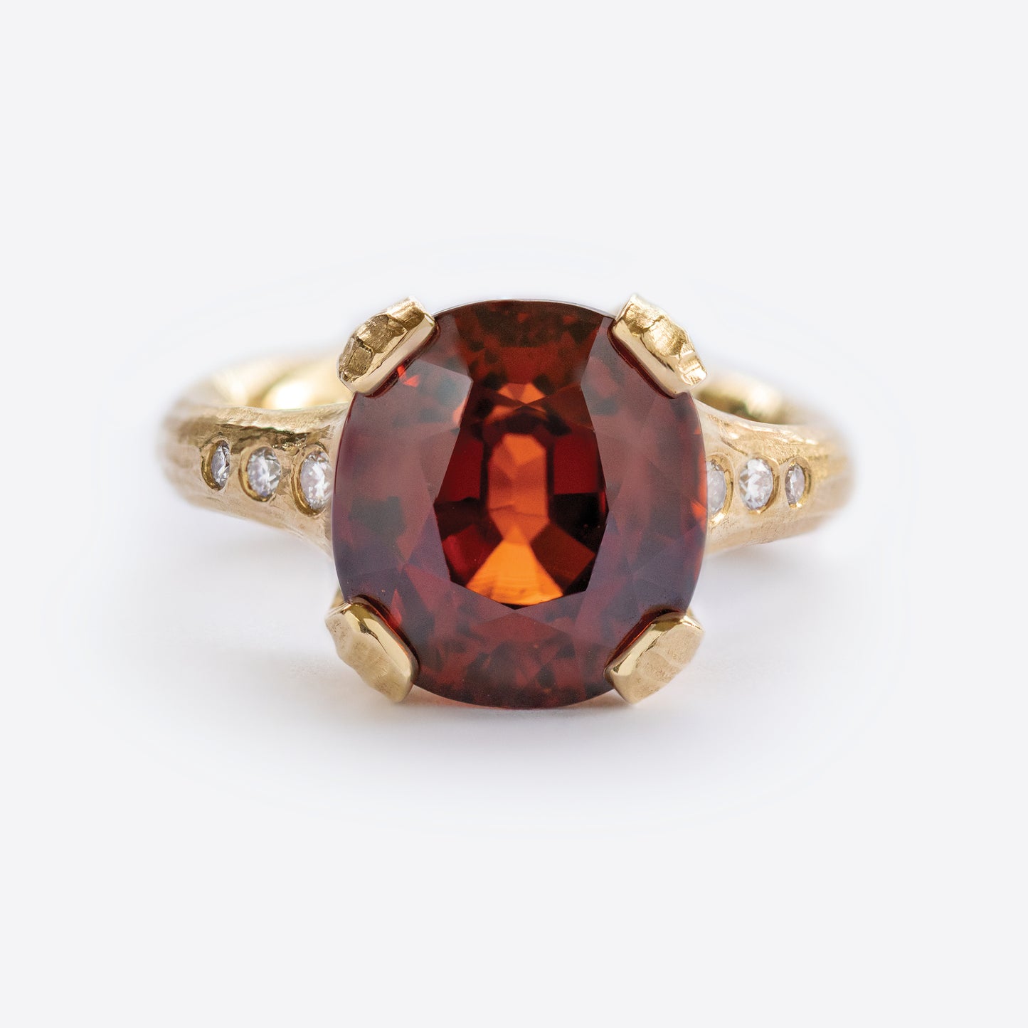 "Cardinal Flame" Ring