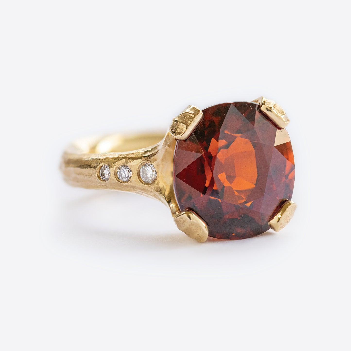 "Cardinal Flame" Ring