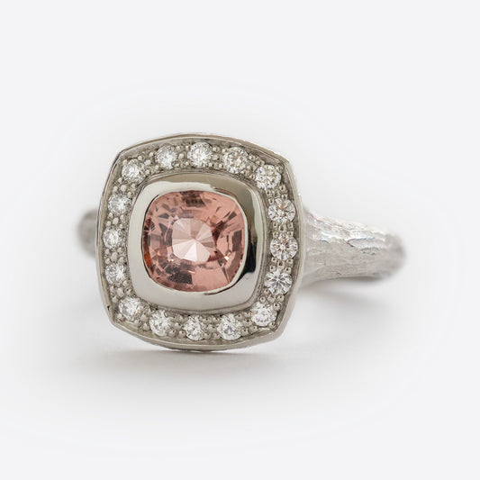 "Blushing Rose" Ring